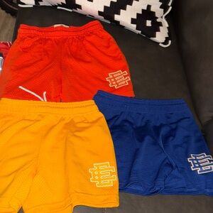 Eric Emanuel Kids Shorts in Orange, Yellow, and Blue
